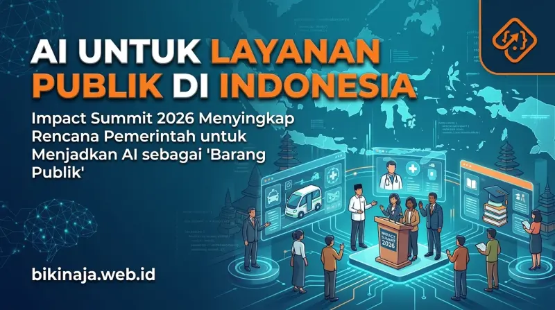 AI untuk Layanan Publik di Indonesia: Impact Summit 2026 Ungkap Rencana Pemerintah Bikin AI Jadi ‘Public Good’