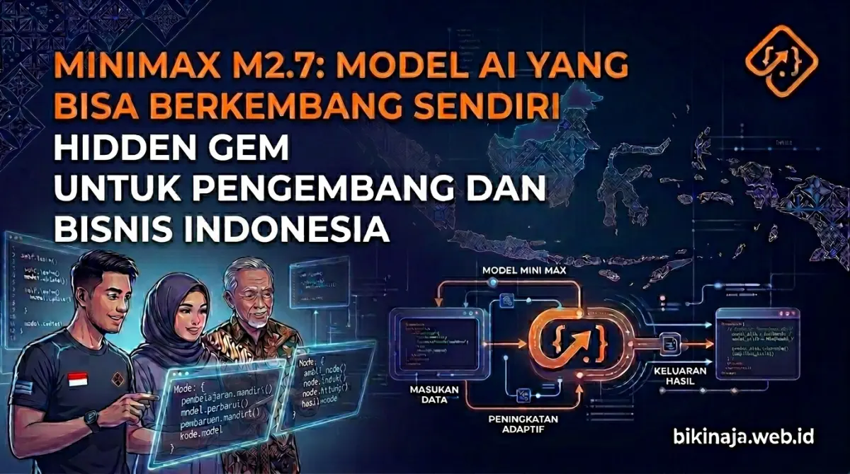 MiniMax M2.7: Model AI yang “Berkembang Sendiri” – Hidden Gem untuk Developer dan Bisnis Indonesia