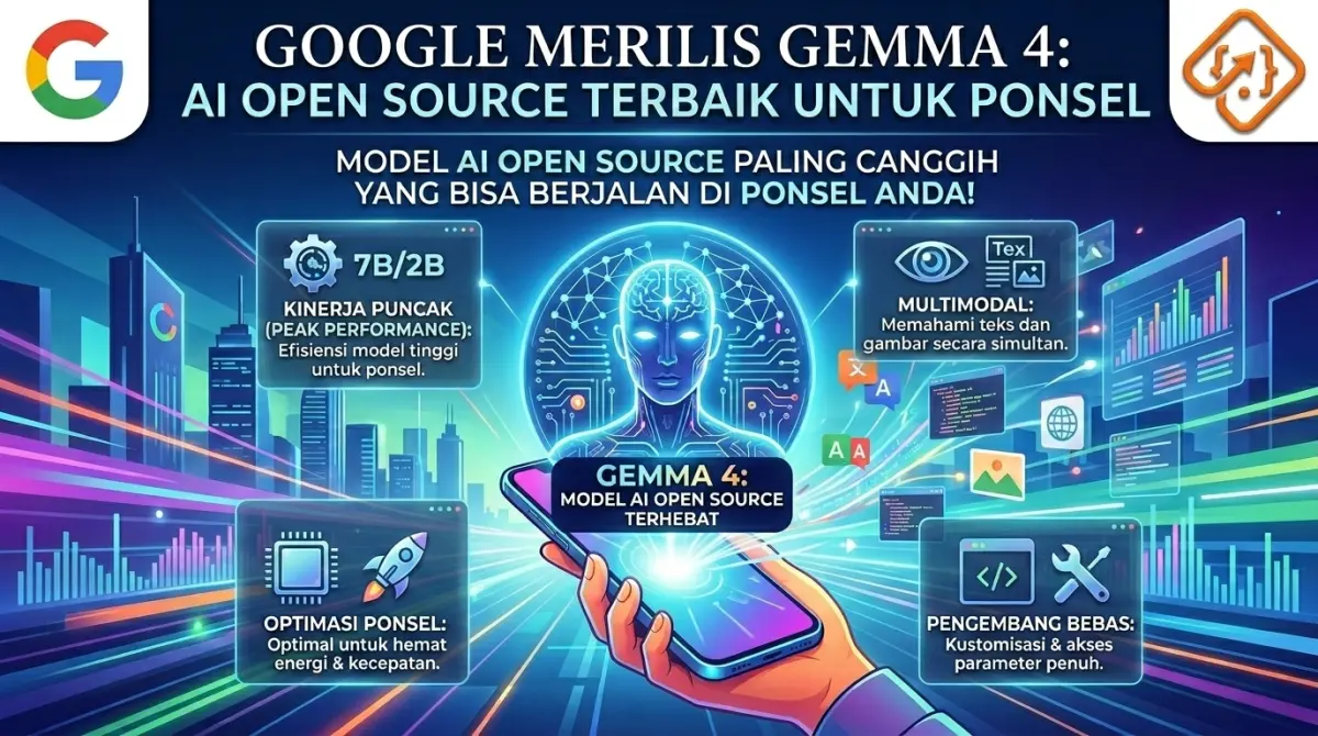 Google Rilis Gemma 4: Model AI Open Source Paling Canggih yang Bisa Jalan di HP Kamu!